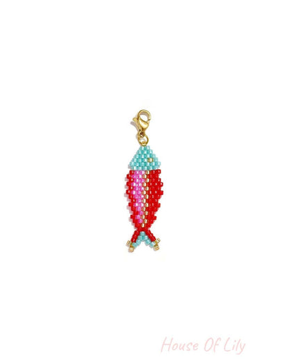Glass Jewelry Charms Fish Vacation Daily Romantic Series Women's jewelry