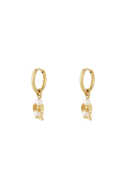 Elegant 14K Gold Plated Fruit Drop Earrings