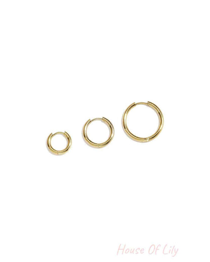 Stainless Steel Earring Sets Geometric Shape Simple Daily Simple Series Women's jewelry