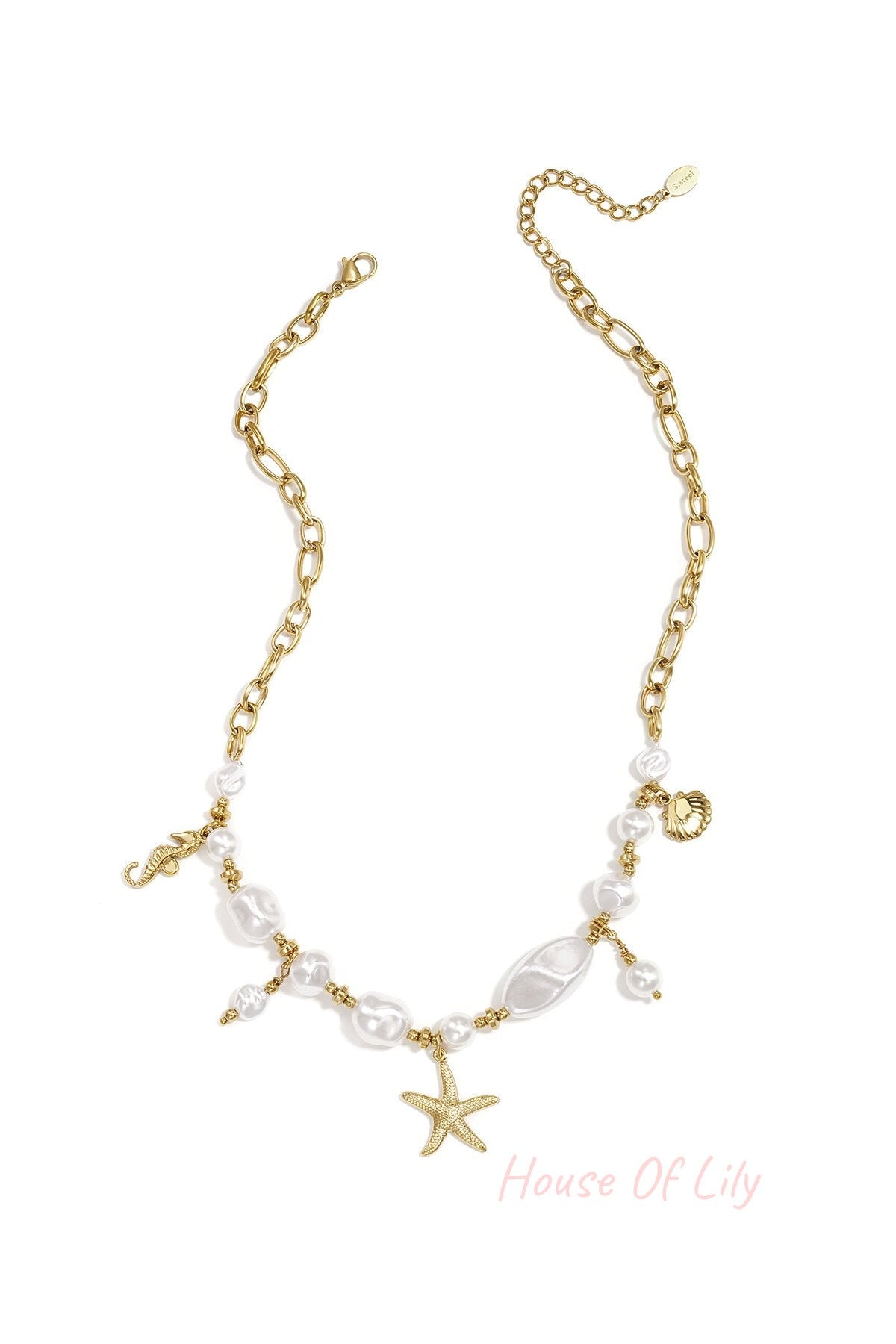 marine organism necklace
