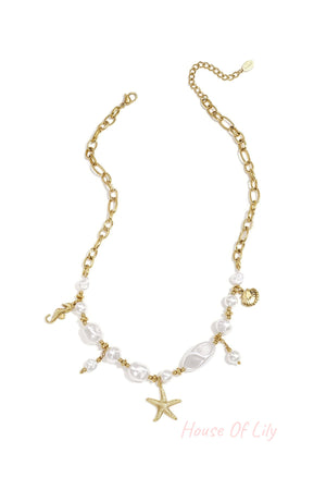 marine organism necklace