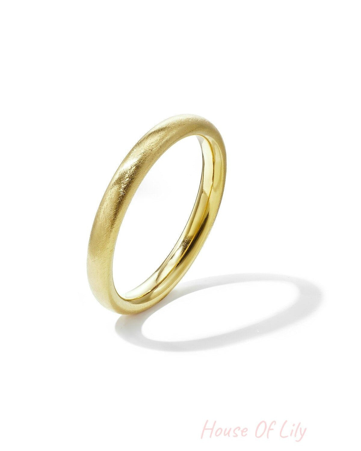 Bangle with brushed effect 1*6.4cm