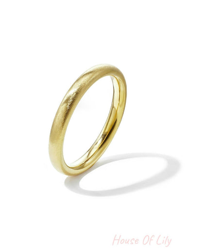 Bangle with brushed effect 1*6.4cm