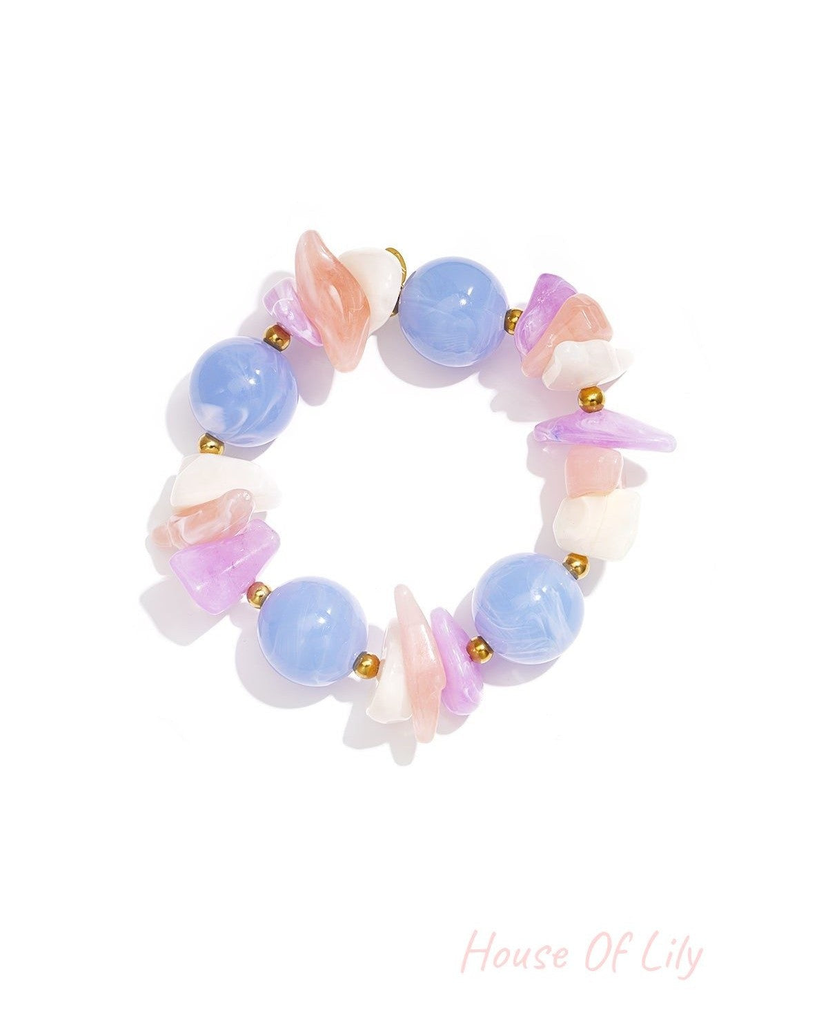 Chic Pink Beaded Bracelet for Everyday Elegance