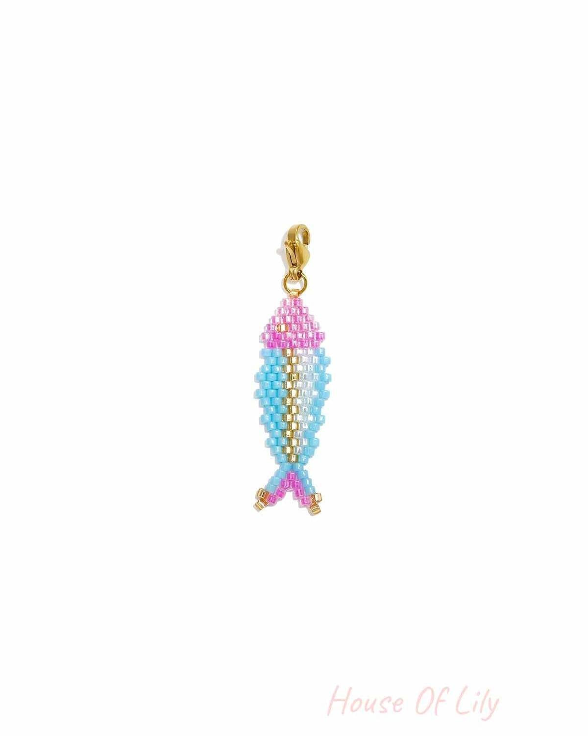 Glass Jewelry Charms Fish Vacation Daily Romantic Series Women's jewelry