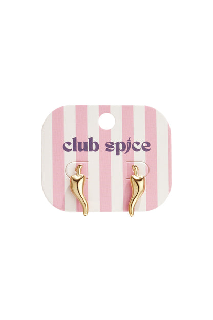 Chili pepper spicy stud earrings