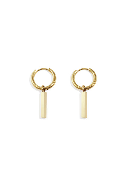Stainless Steel Drop Earrings rectangle Casual Daily Simple Series Women's jewelry