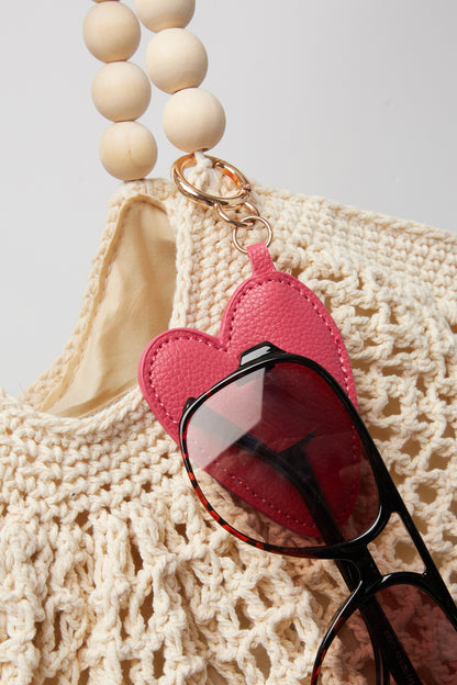 Bag charms Heart Simple Pu Daily Accessories