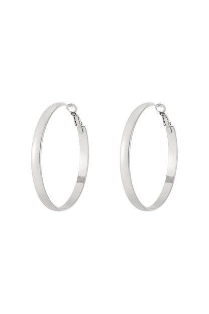 Basic Hoop earrings thick