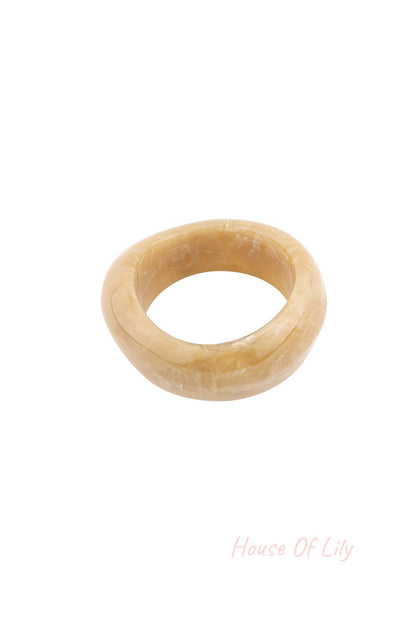 Acrylic aesthetic bangle