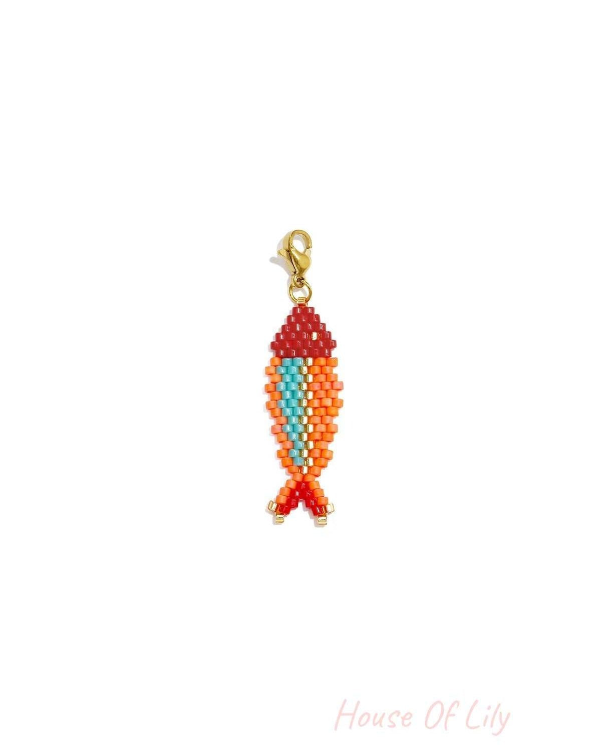 Glass Jewelry Charms Fish Vacation Daily Romantic Series Women's jewelry