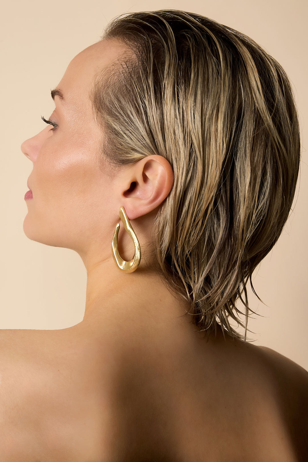 Stud Earrings irregular shape Casual Daily Simple Series Women's jewelry