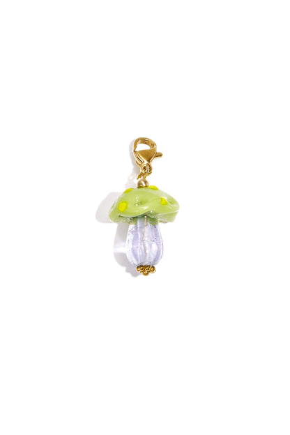 Jewelry charm mushroom orange DIY