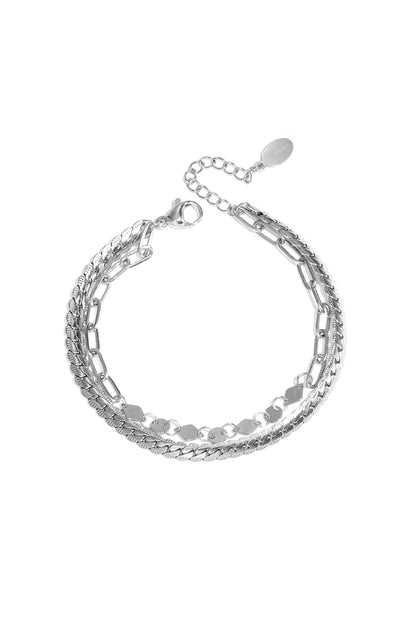 Double-layered bracelet Stainless Steel