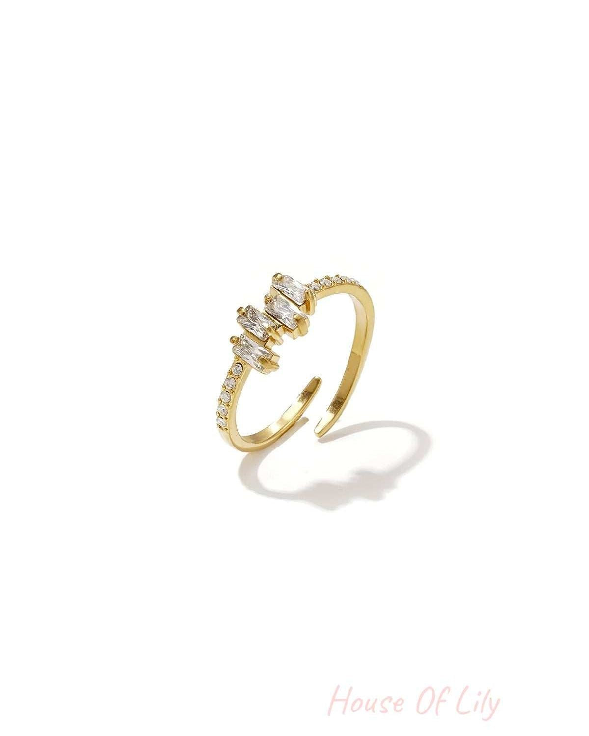 Stainless Steel Minimalist Rings Geometric Shape Simple Daily Simple Series Women's jewelry