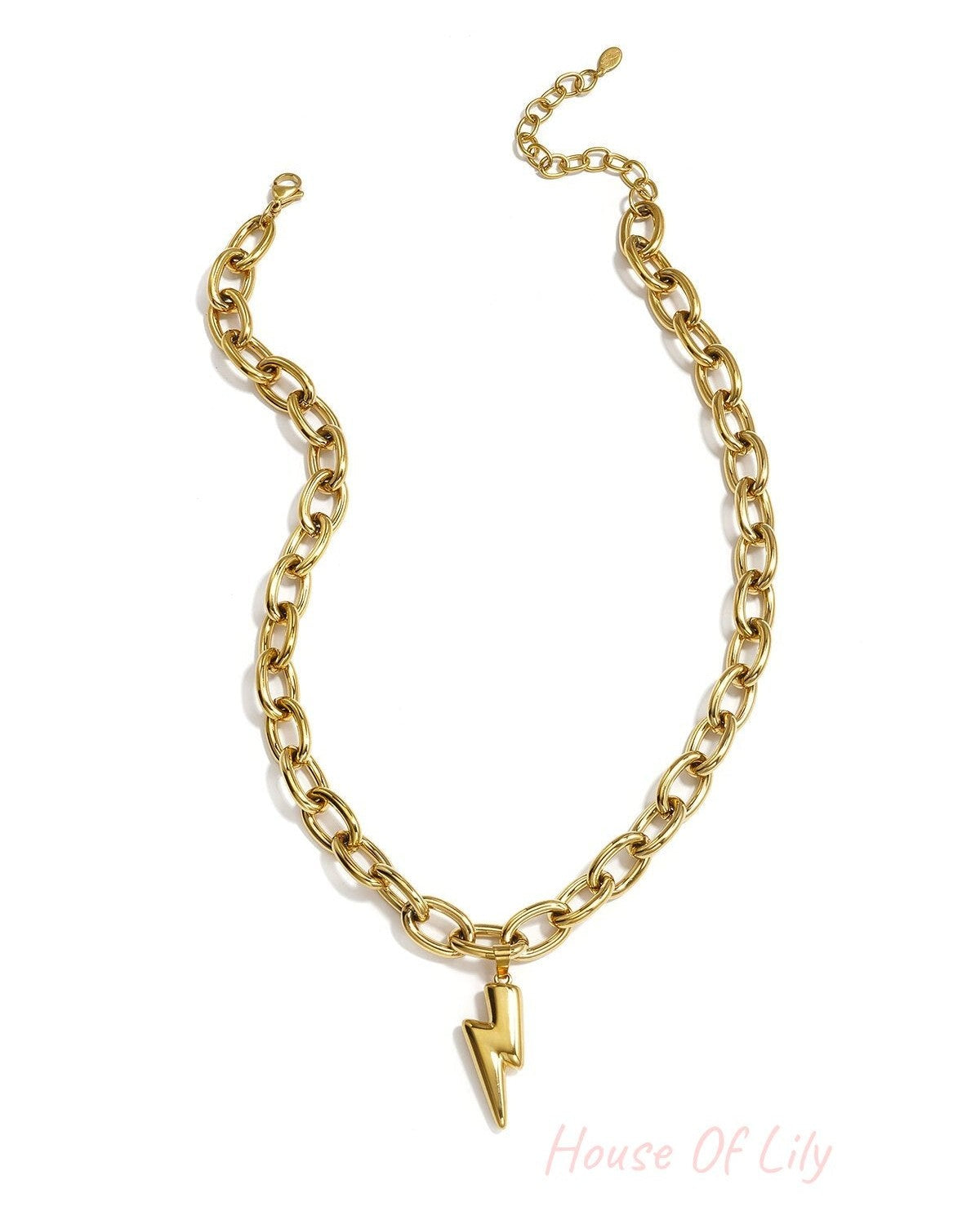 Stylish Stainless Steel Irregular Pendant Necklace