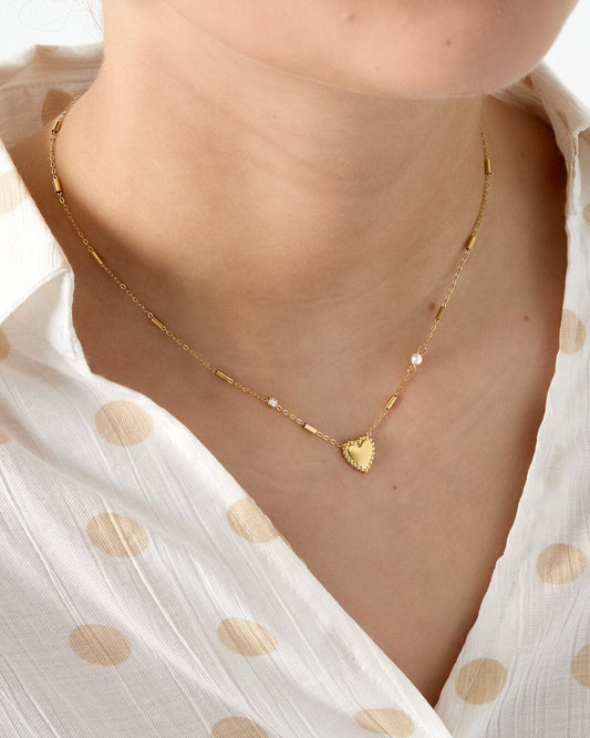 Elegant Heart Pendant Necklace for Everyday Wear