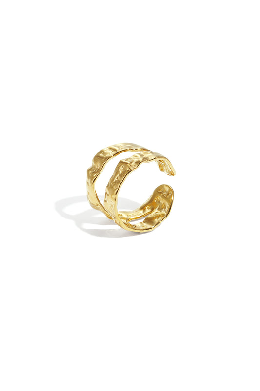 Textured double ring