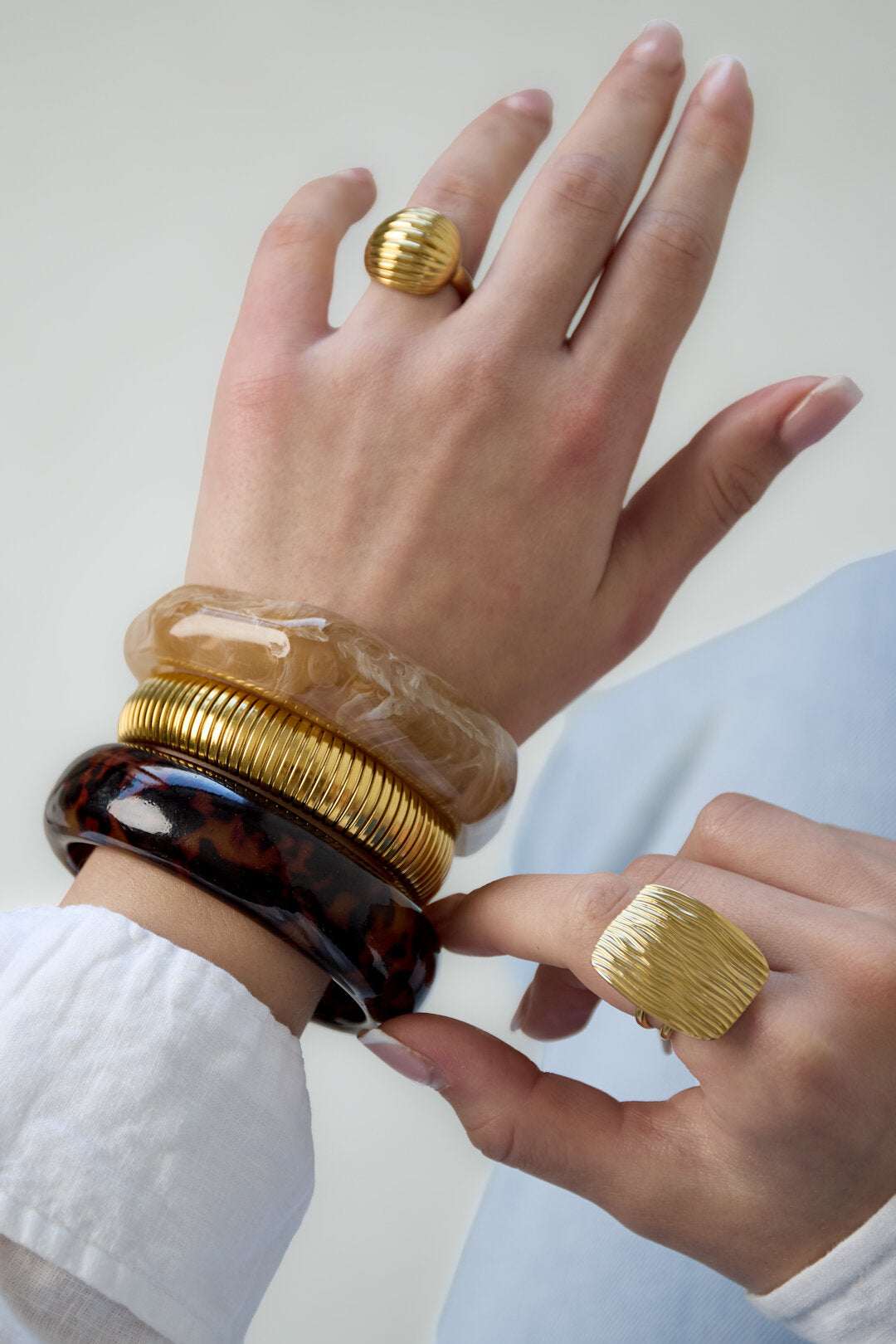 Leopard Resin Bangle