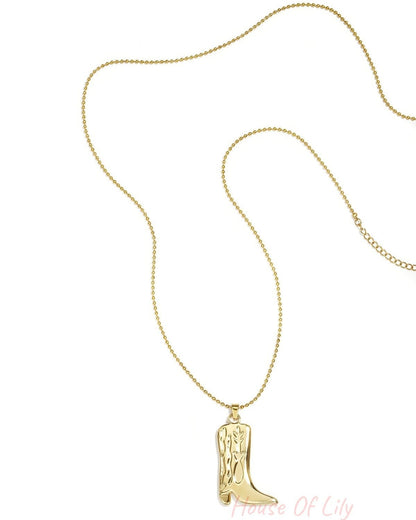Elegant Gold-Color Long Necklace for Casual Wear