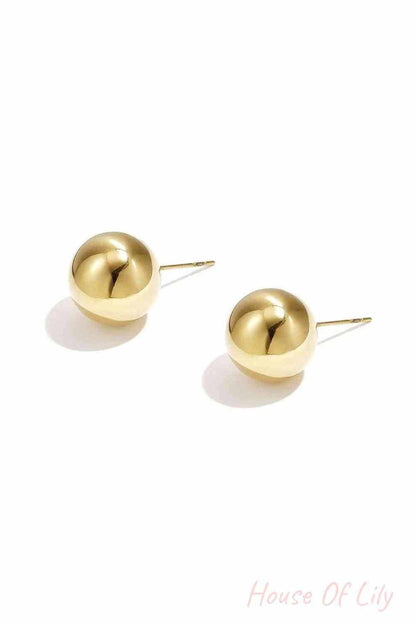 Stylish Stainless Steel Stud Earrings for Daily Wear