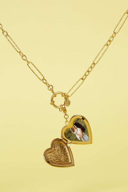 Jewelry charm heart pendant photo DIY