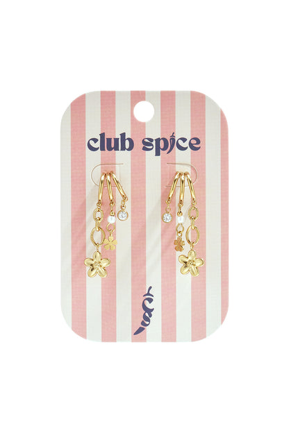 Elegant Sea Shell Drop Earrings in Silver & Gold