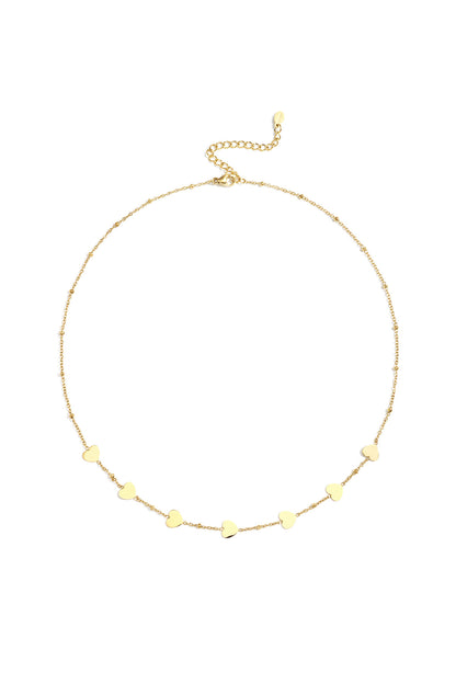 Stainless Steel Chain Necklaces Heart Casual Daily Simple Series Women's jewelry