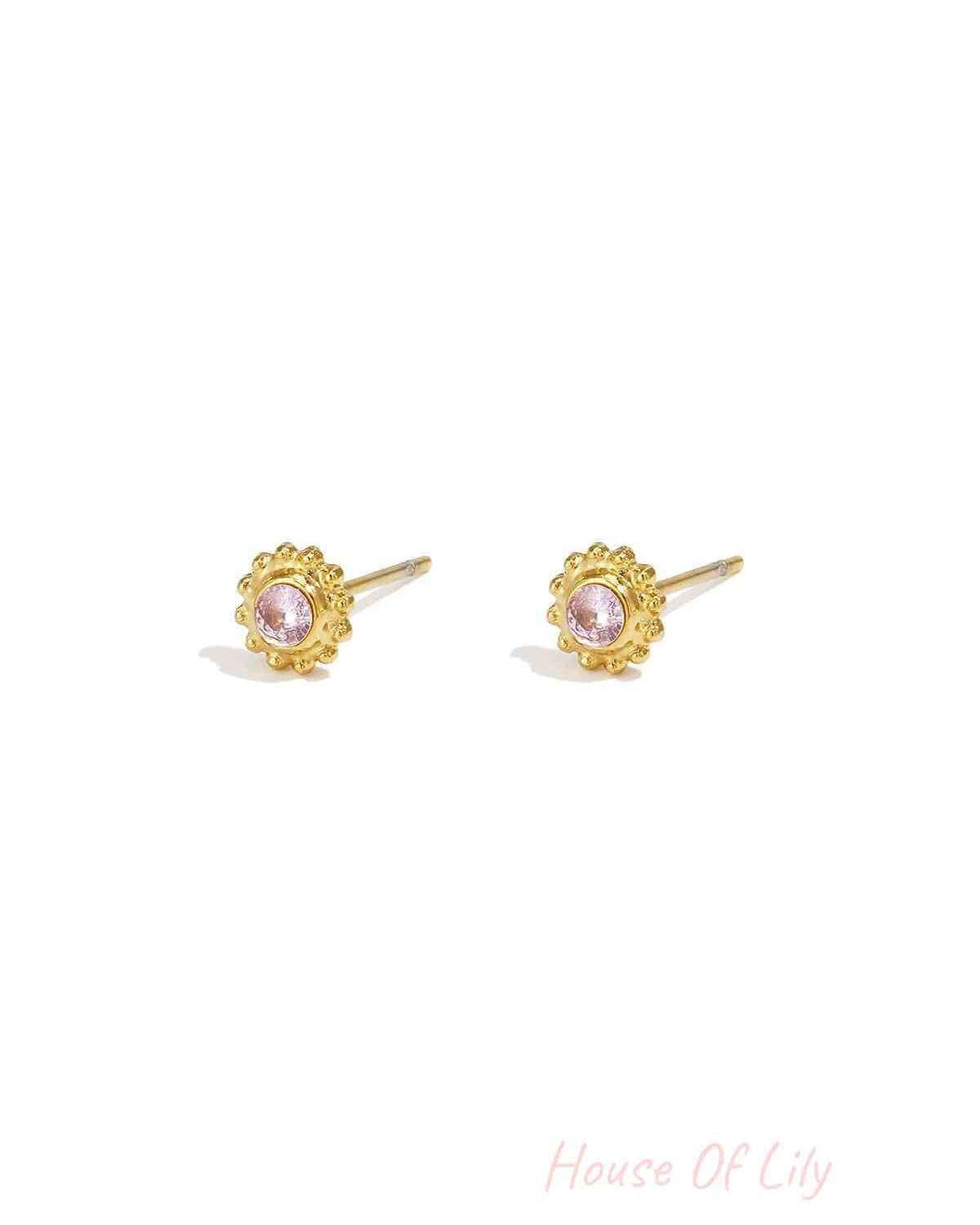 ear studs moon