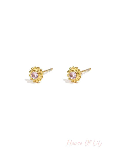 ear studs moon