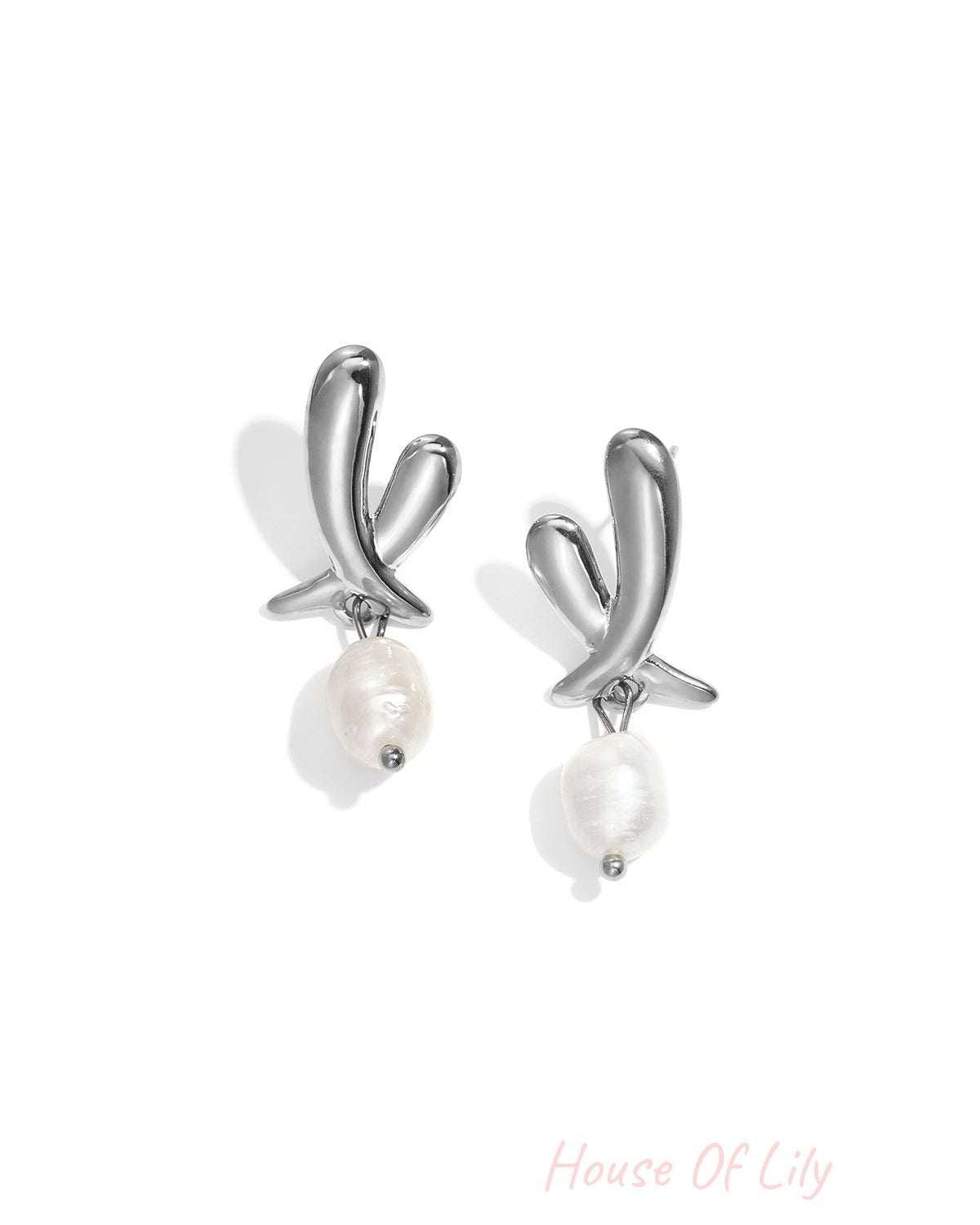 Elegant Irregular Shaped Drop Earrings for Everyday Glam