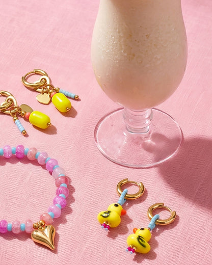 Stainless Steel Beads Earrings Animal Cute Daily Simple Series Women's jewelry