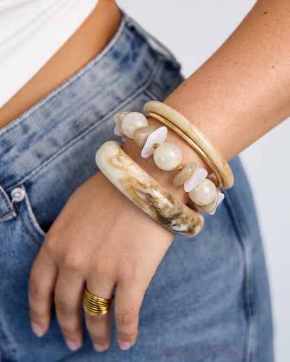 Chic Pink Beaded Bracelet for Everyday Elegance
