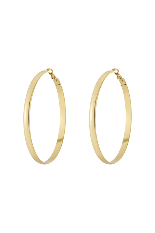 Basic Hoop earrings thick