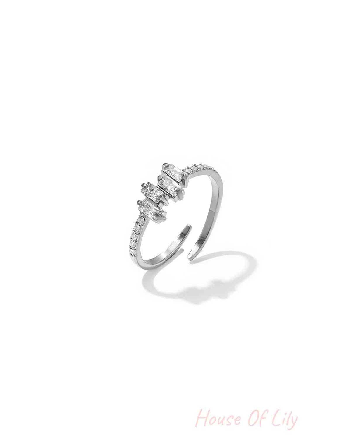 Stainless Steel Minimalist Rings Geometric Shape Simple Daily Simple Series Women's jewelry
