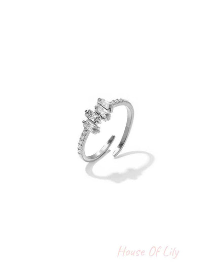 Stainless Steel Minimalist Rings Geometric Shape Simple Daily Simple Series Women's jewelry