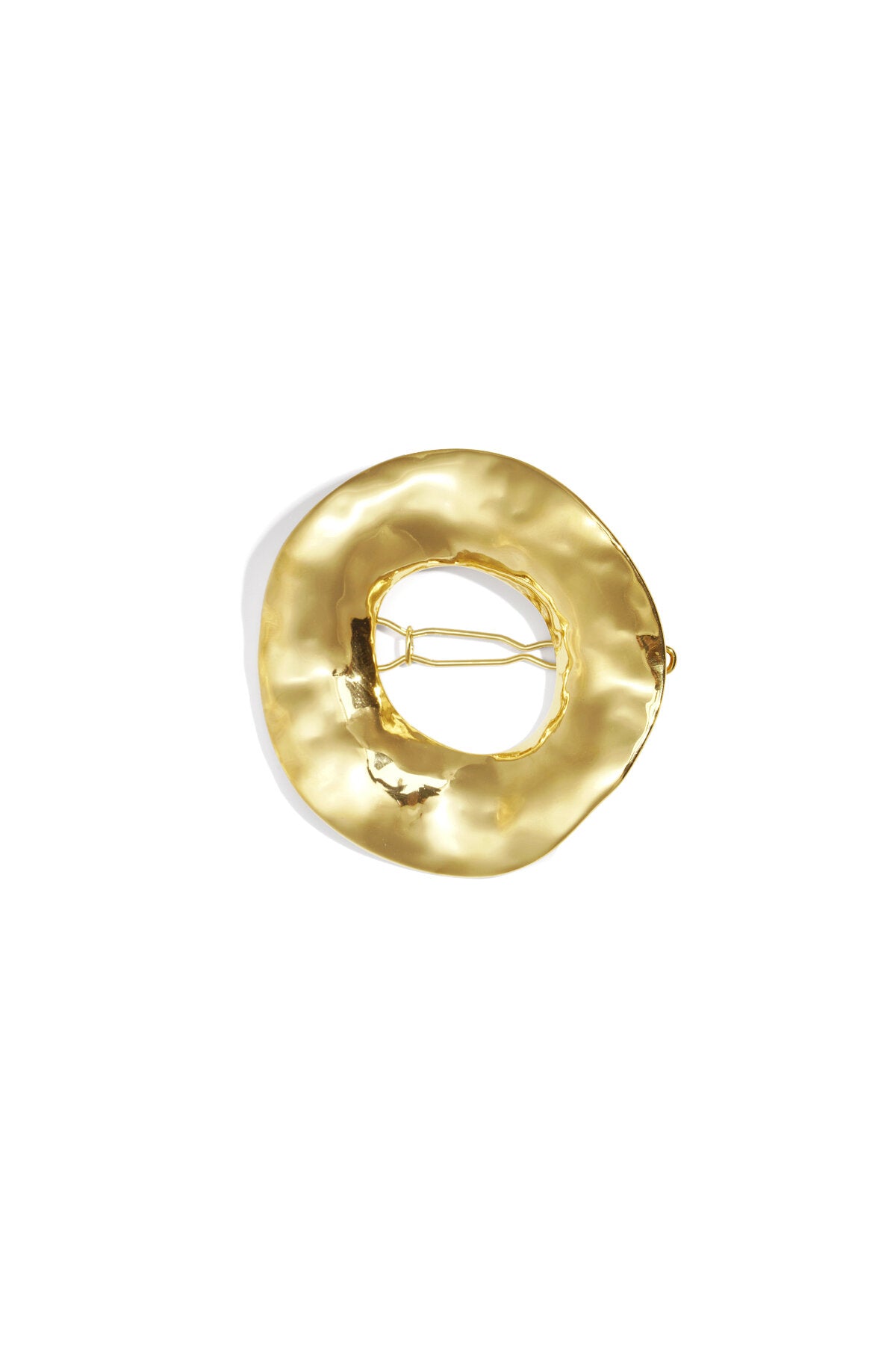 Brooch hairpin circle organic structure