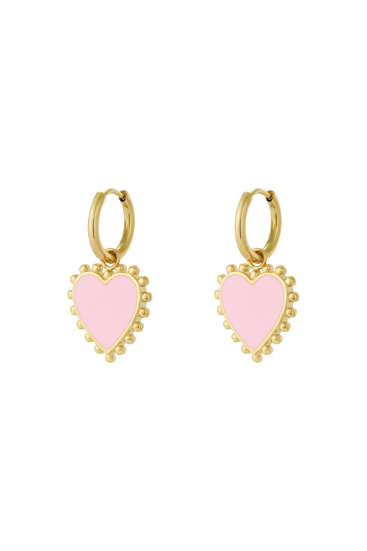 Funky Heart Earrings