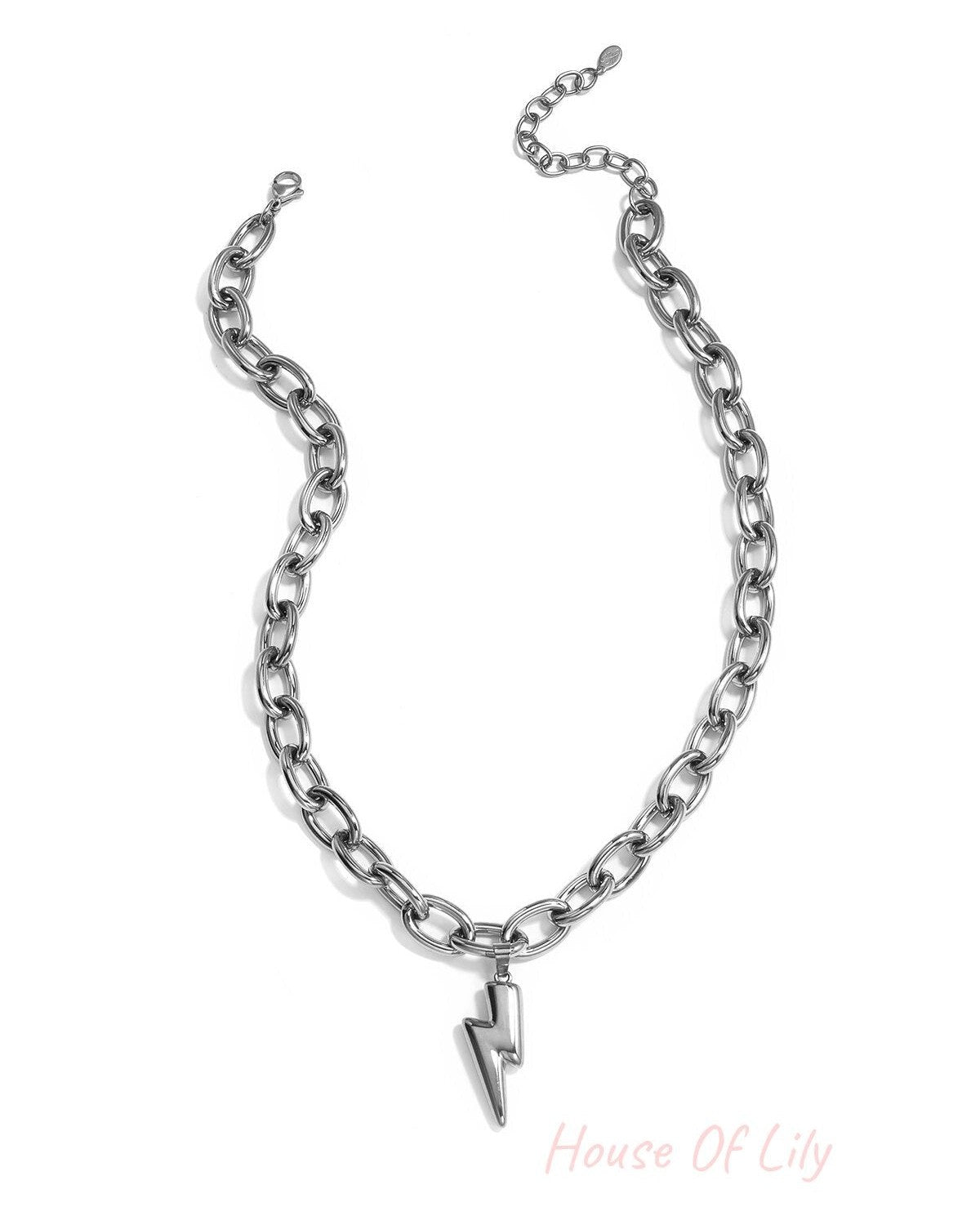 Stylish Stainless Steel Irregular Pendant Necklace