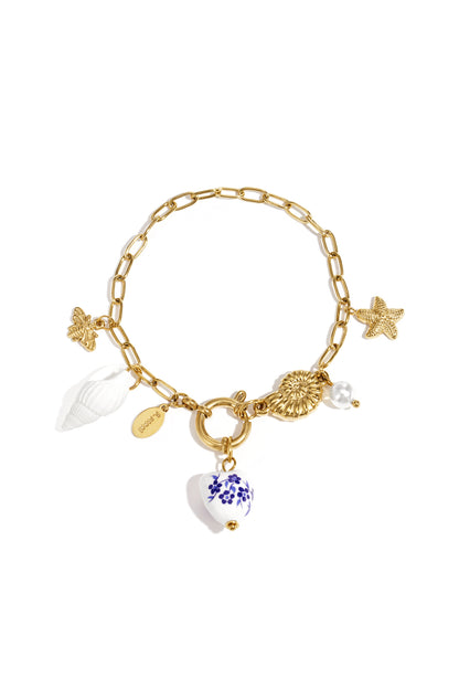 Stainless Steel Charm Bracelets starfish Casual Daily Simple Series Women's jewelry
