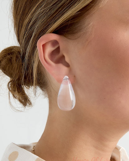 Stylish Resin Stud Earrings for Spring/Summer