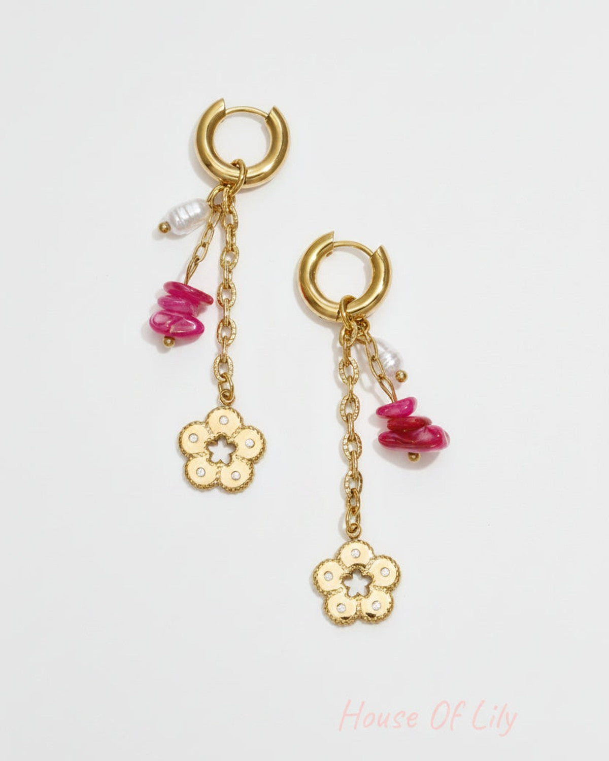 Elegant Gold Bead Earrings for Women - Spring/Summer Must-Have