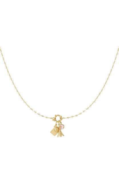 Eiffel Tower DIY necklace