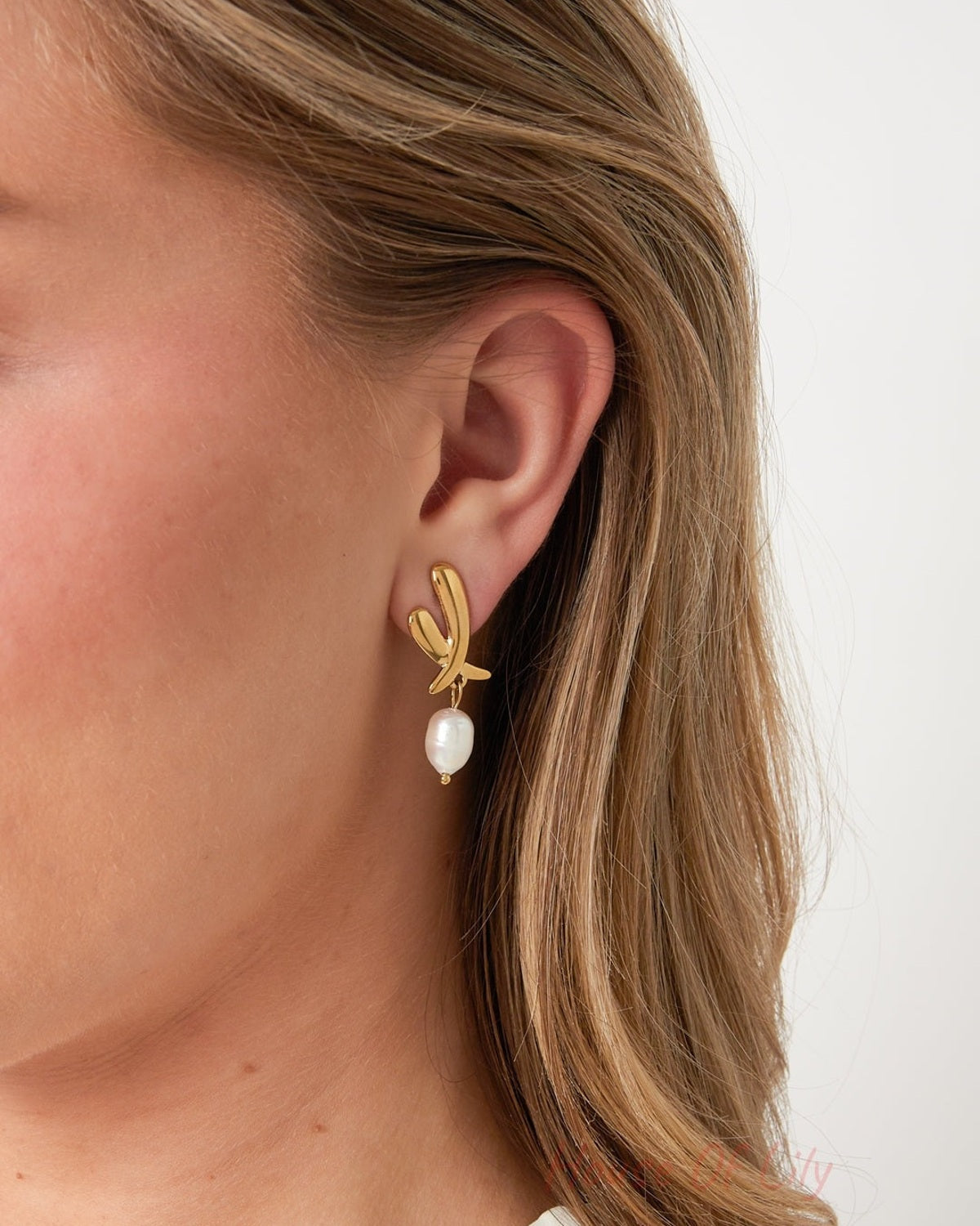 Elegant Irregular Shaped Drop Earrings for Everyday Glam