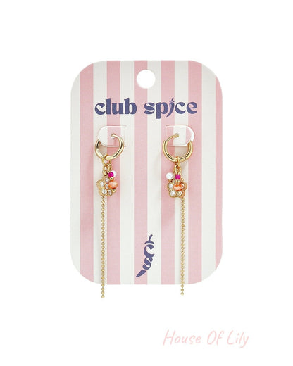 Elegant Gold Color Beaded Earrings for Women