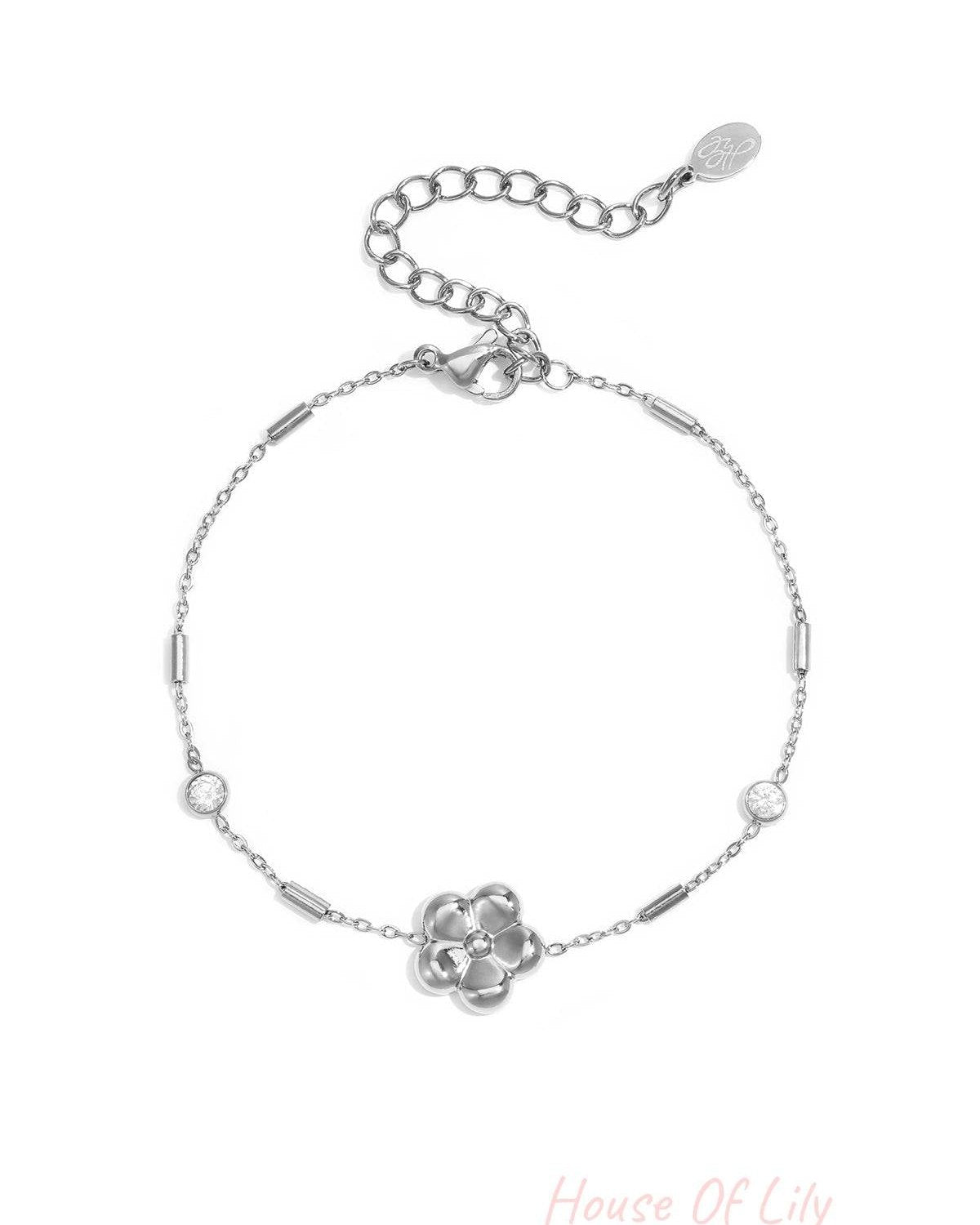 Elegant Zircon Charm Bracelet for Women