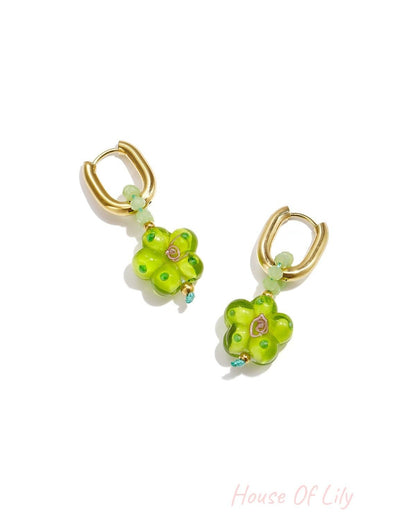 Stylish Crystal Beads Earrings for Spring/Summer