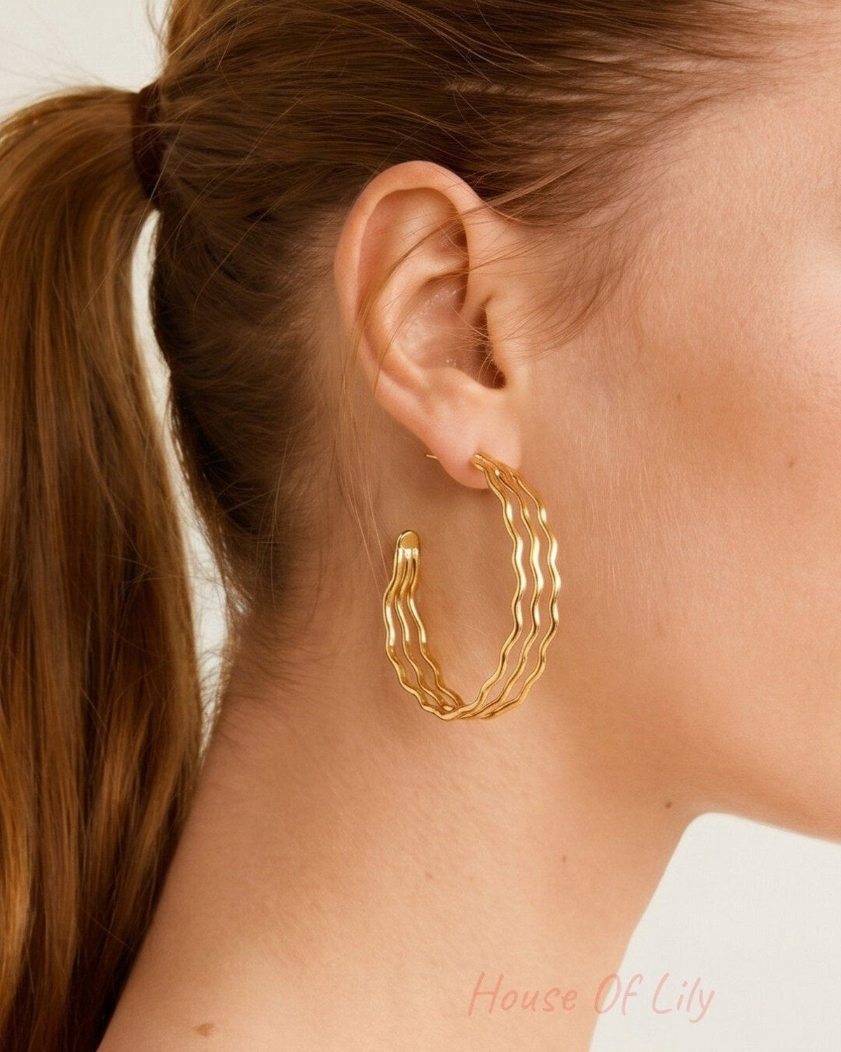 Stylish Stainless Steel Hoop Earrings for Everyday Glam