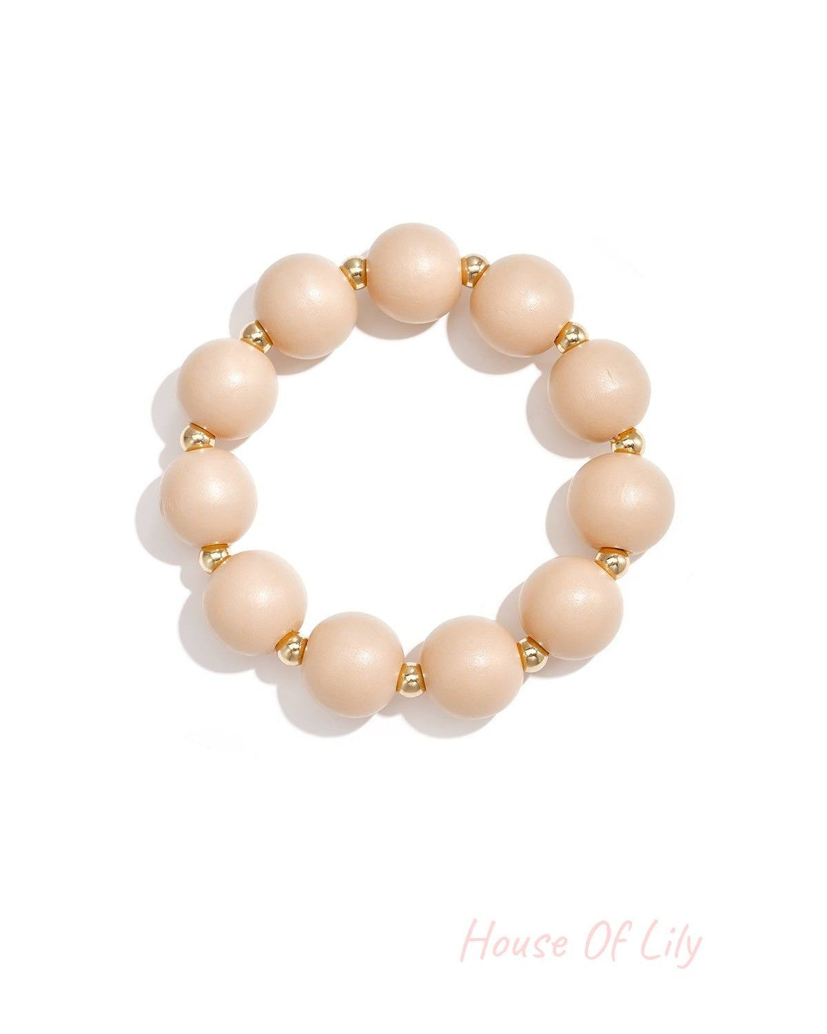 Chic Brown and Pink Beaded Bracelet for Everyday Elegance