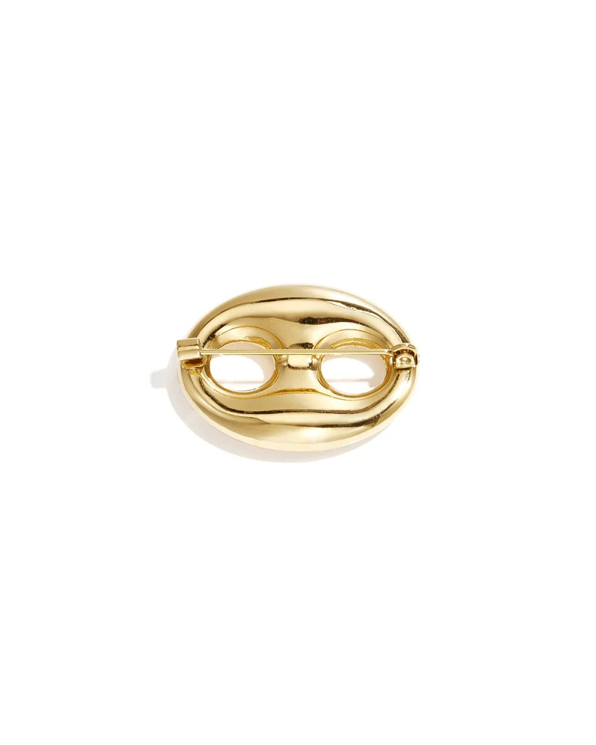 Irregular Gold Brooch